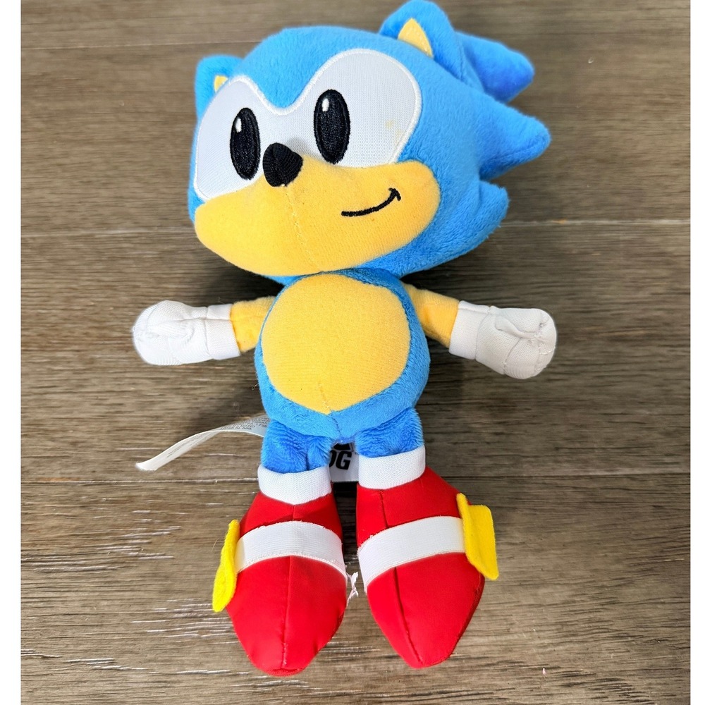 Sonic the Hedgehog Plush SEGA Video Game Character Blue Stuffed Toy